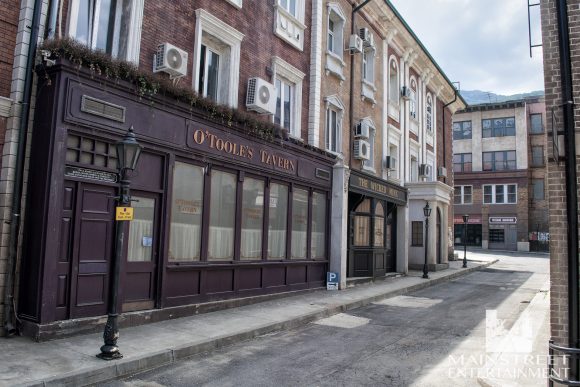 Mayfair London film set