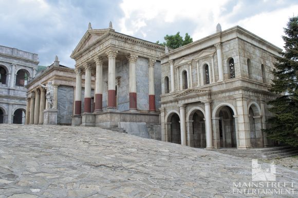 Roman Temple standing set